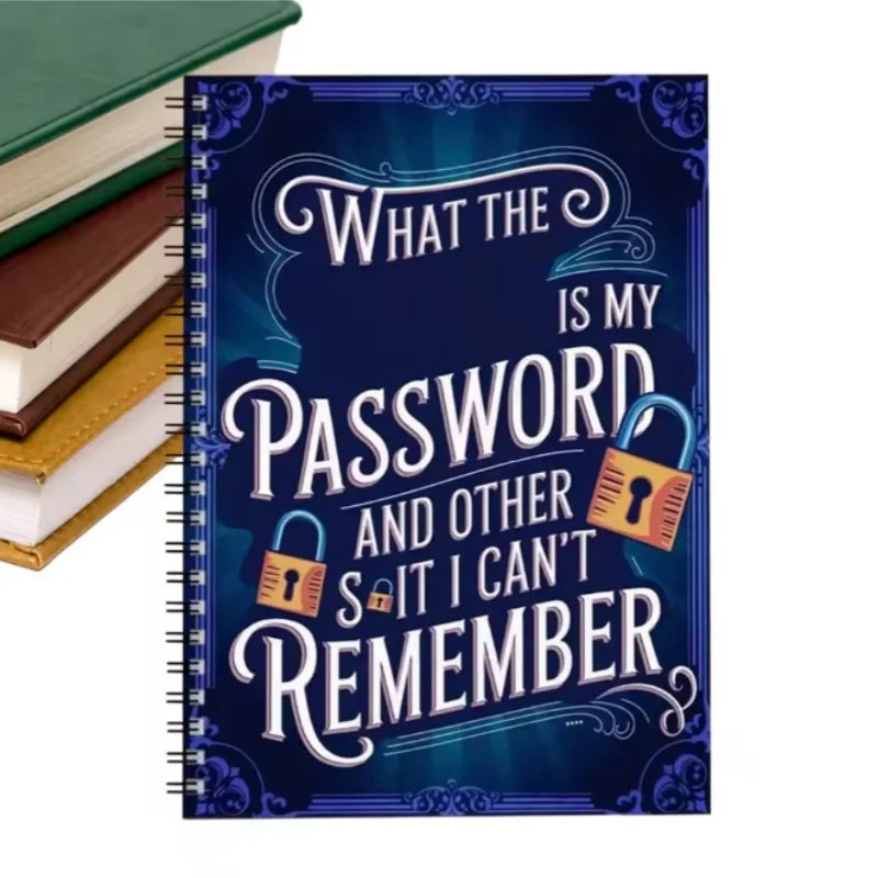Username and Password Journal for Seniors, Grandparents, and Youth Personal Information.