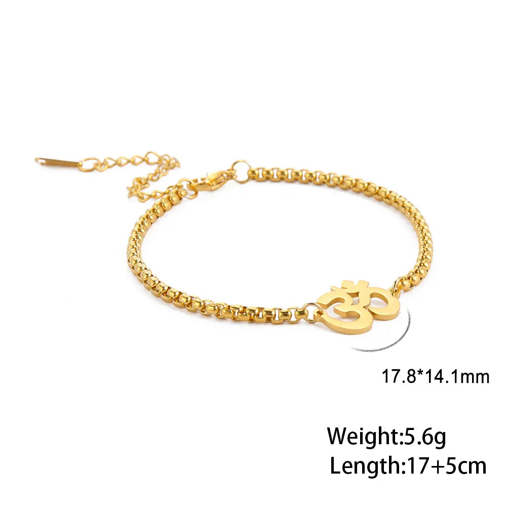Stainless Steel OM Link Bracelet