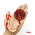 Red Agate-Style Prayer Beads