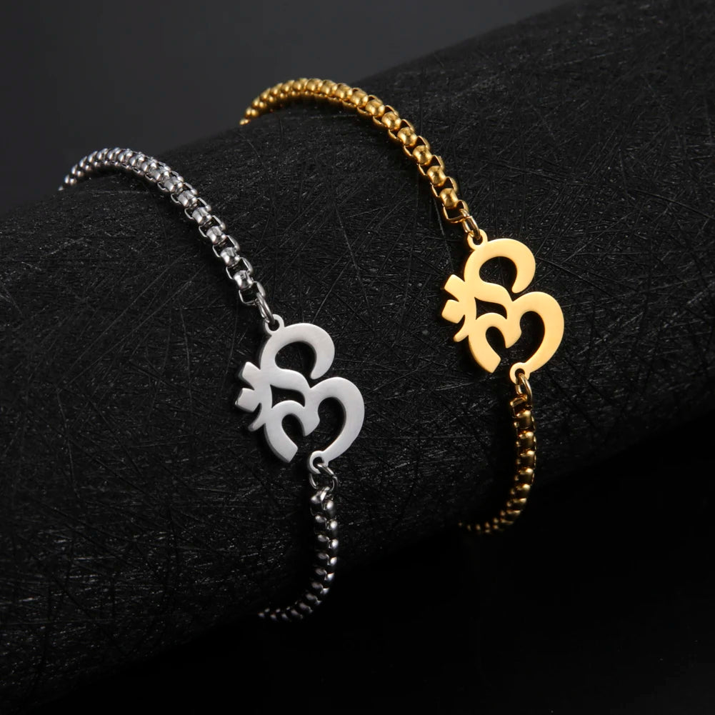 Stainless Steel OM Link Bracelet