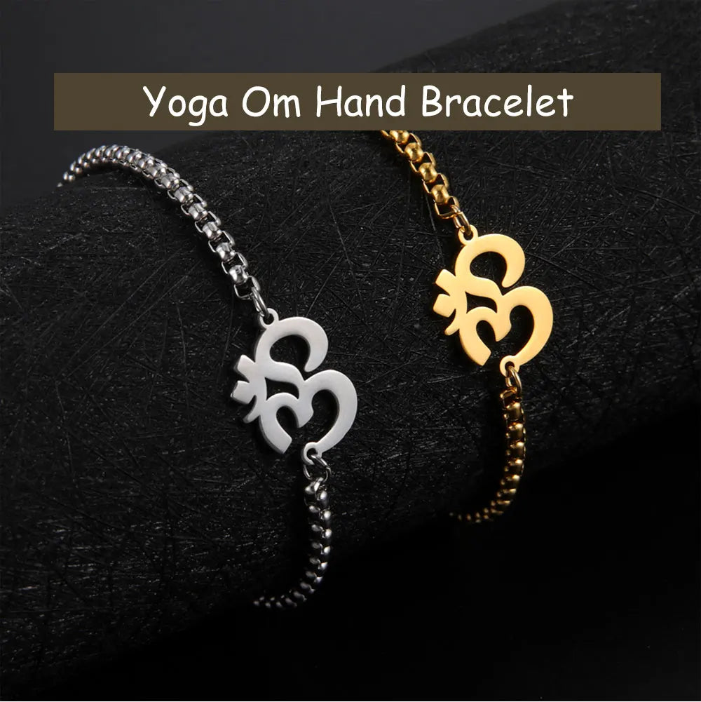 Stainless Steel OM Link Bracelet