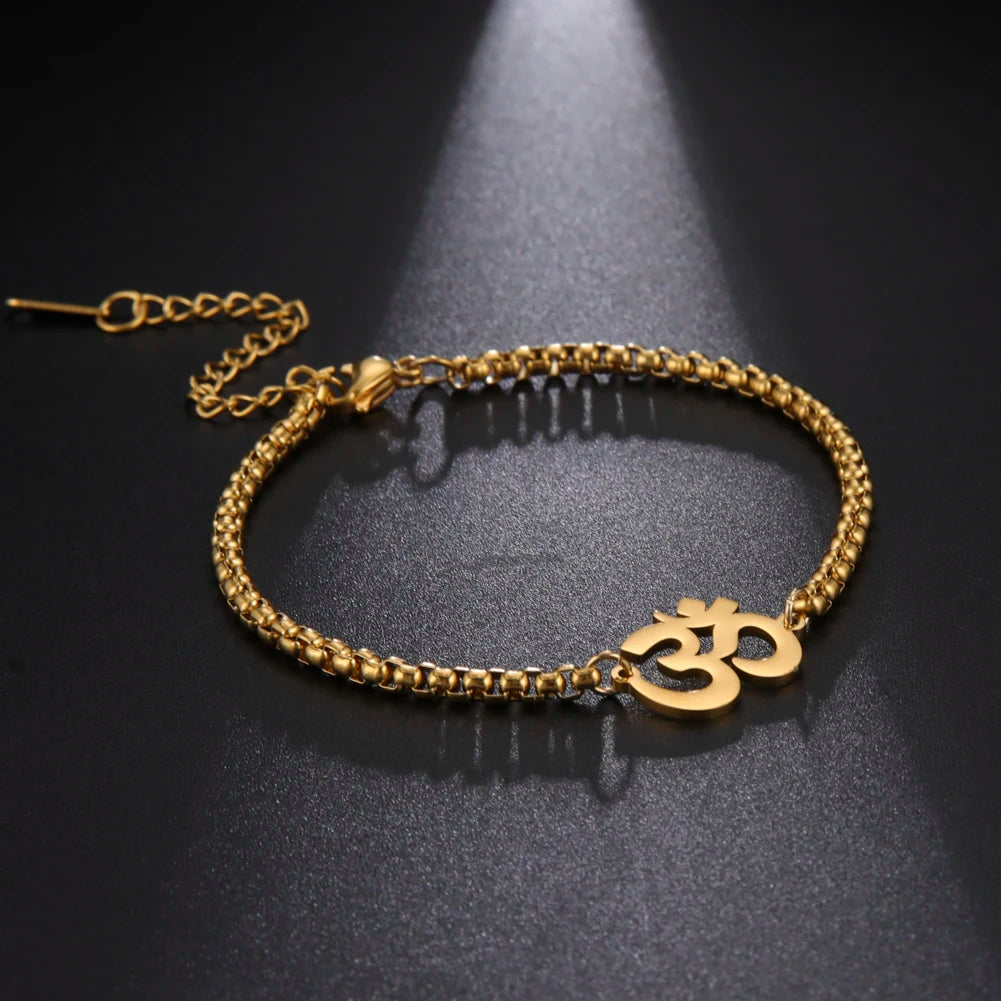 Stainless Steel OM Link Bracelet