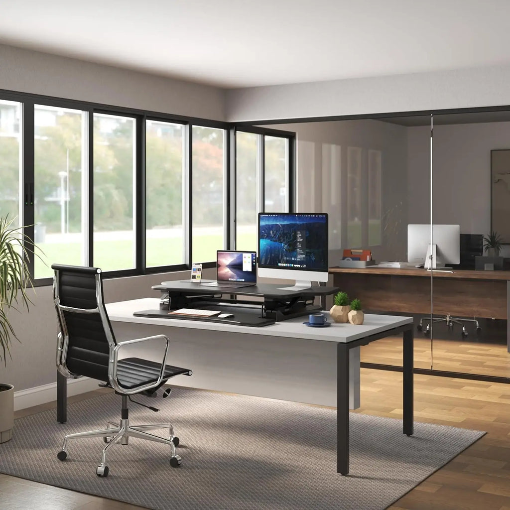 48-Inch Wide Sit-Stand Desk Riser