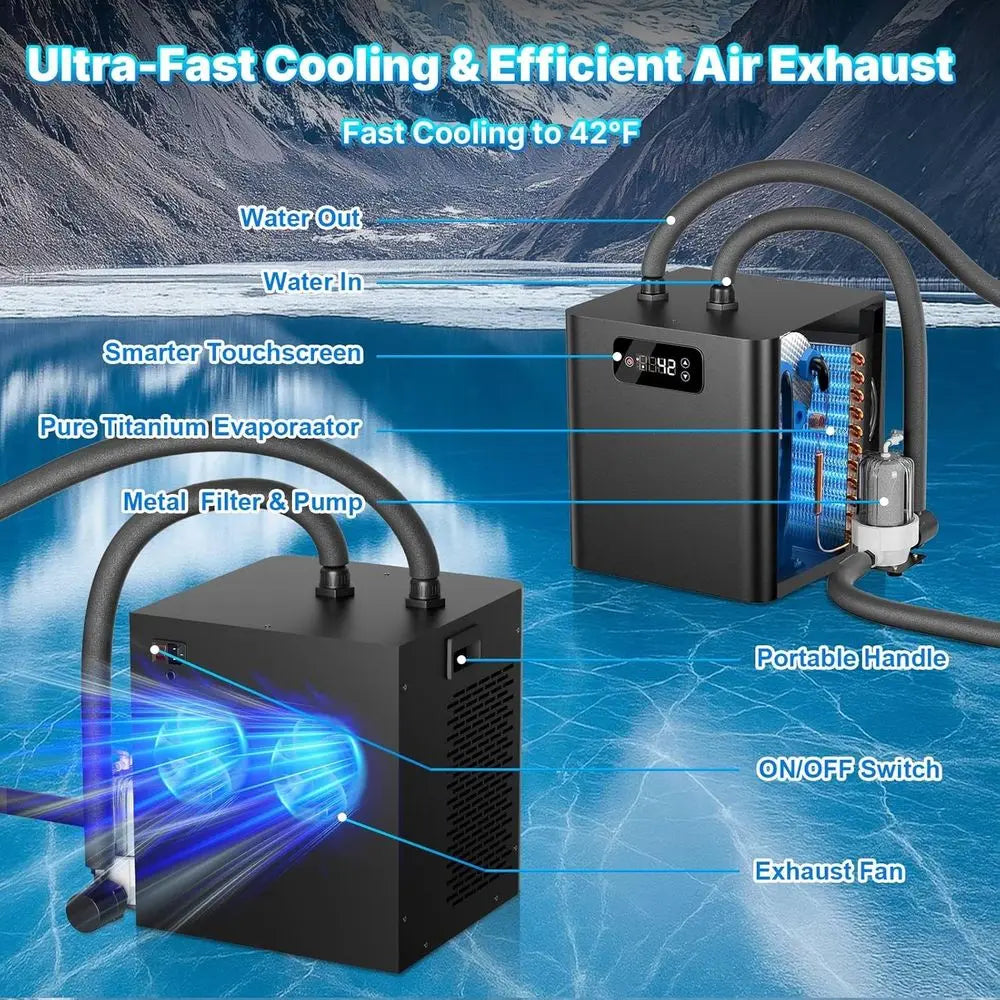 1/3 HP Cold Plunge Chiller Kit