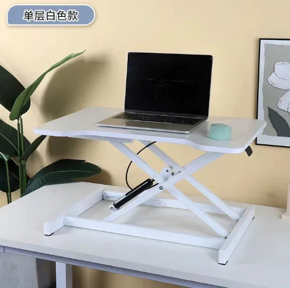 Compact Height-Adjustable Standing Desk Converter