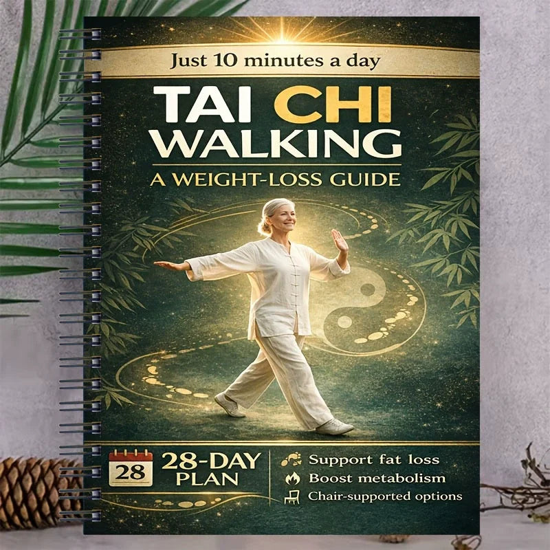 28-Day Tai Chi Challenge for Seniors: 10 Minutes Daily, Easy Walking Program.