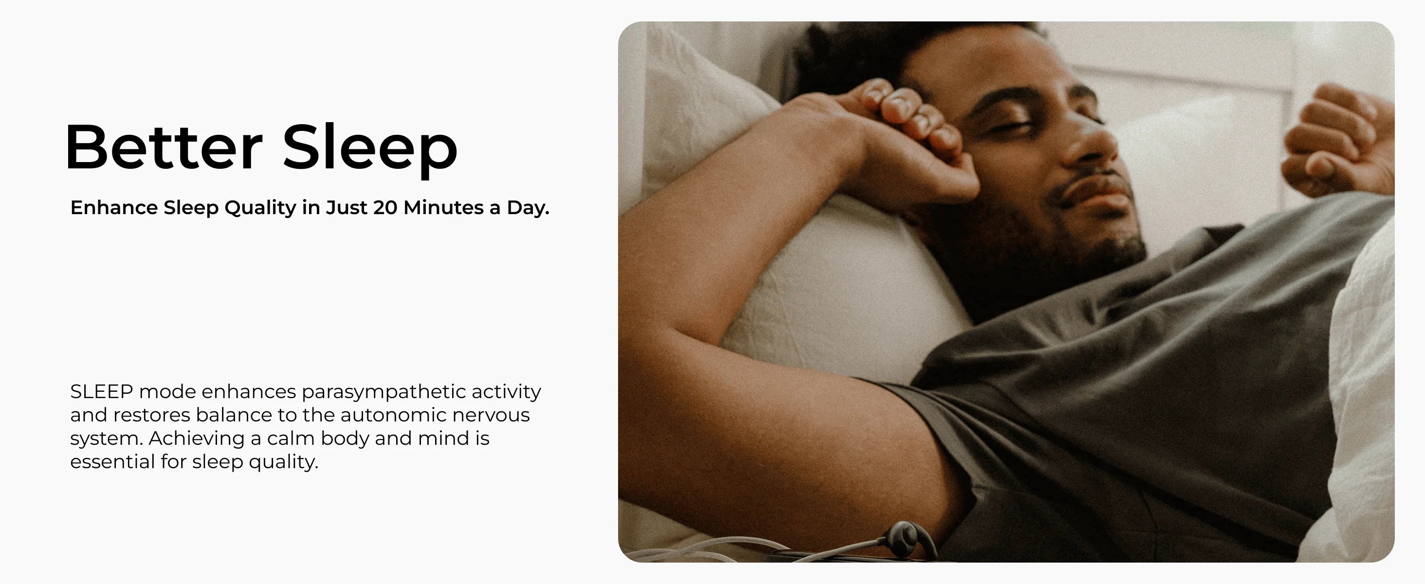 Vagus Nerve Stimulator for Better  Sleep, Calm, Meditation and Drug-free Intervention for Headache