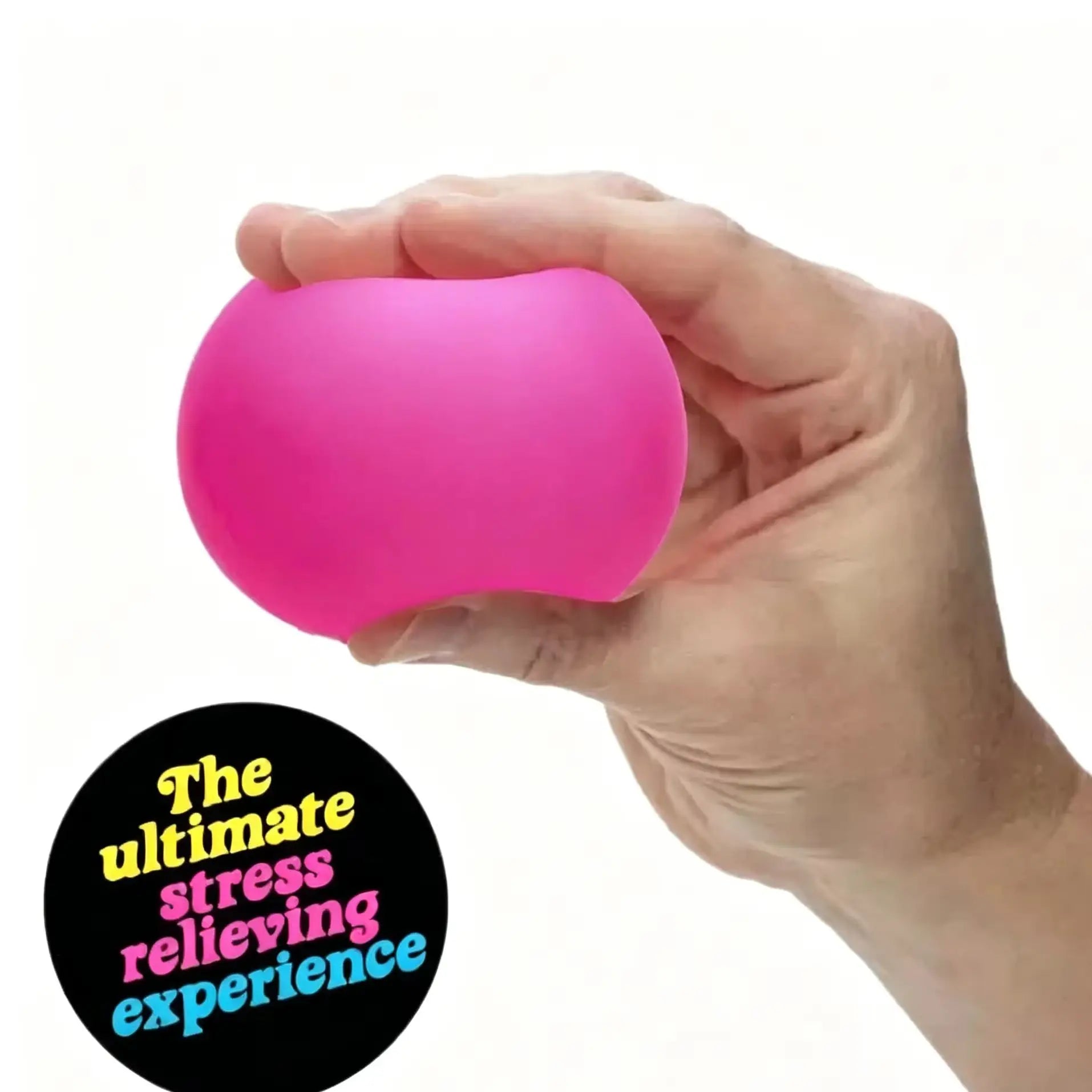 Color-Changing Schylling Stress Relief Balls: Fidget Toy for Anxiety Relief, 3 colors.