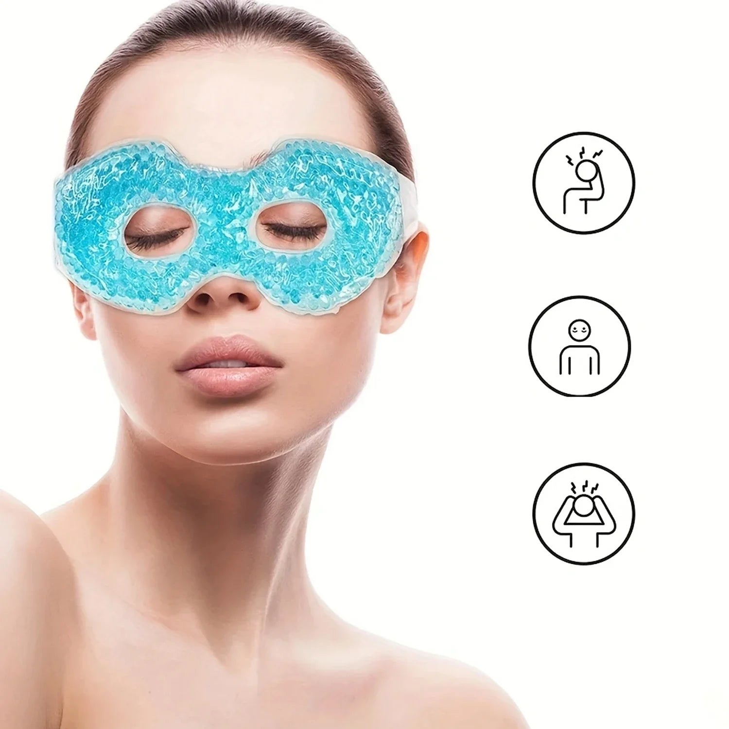 Cooling Gel Eye Mask with Eye Openings