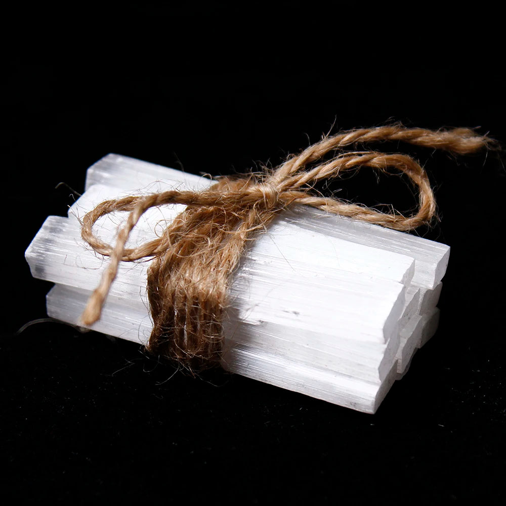 Natural Moroccan Selenite Crystal Bar