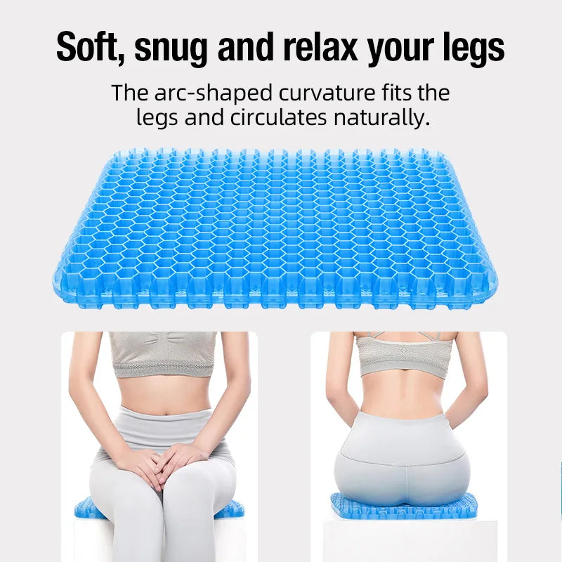 Silicone Seat Cushion with Removable Cover