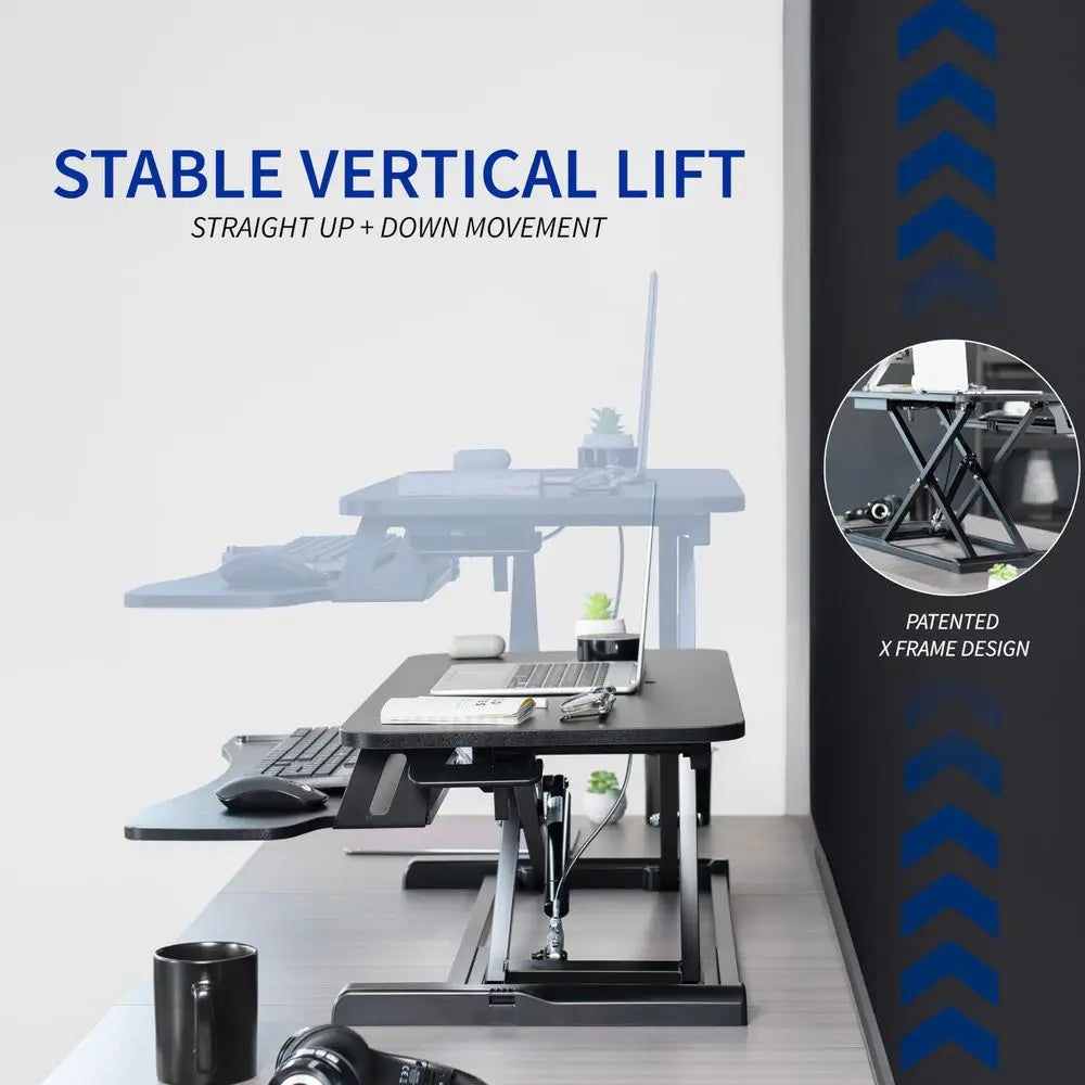 48-Inch Height-Adjustable Desk Converter