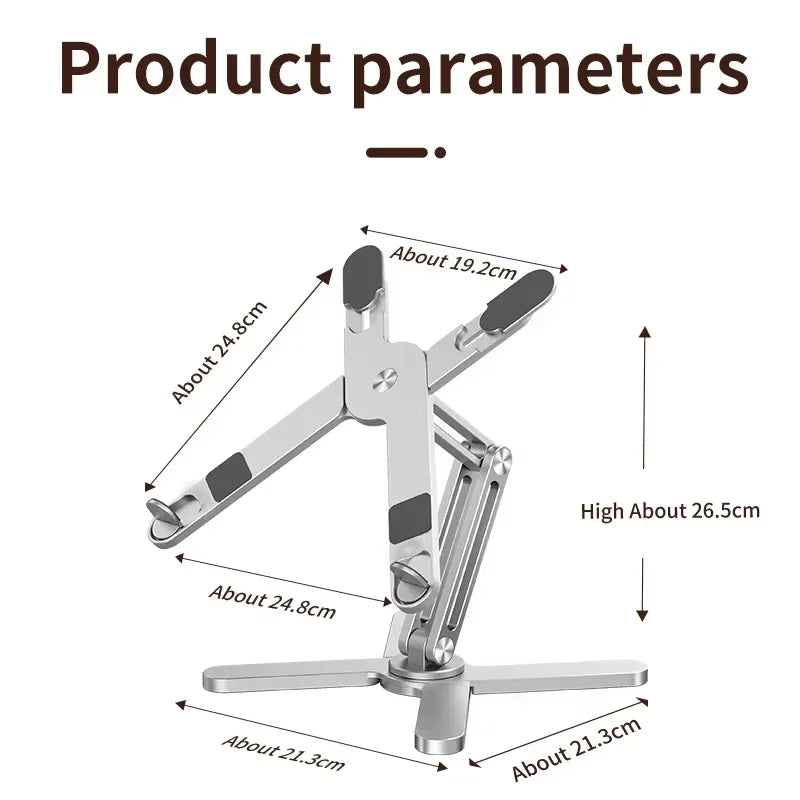 Foldable 360-Degree Rotating Laptop Stand