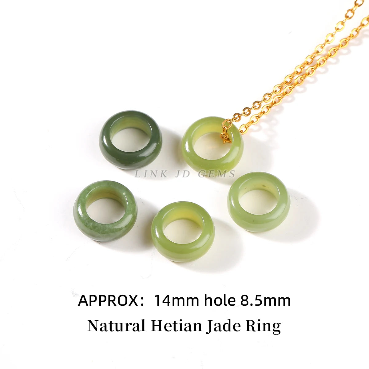 Natural Hetian Jade Pixiu Buddha Bead
