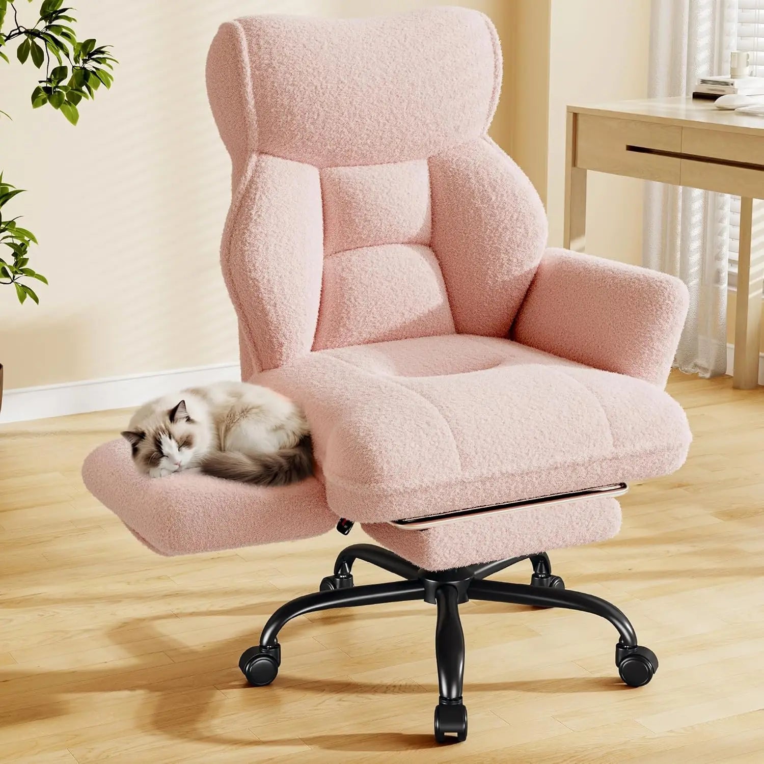 Big and Tall Ergonomic Office Chair with Footrest