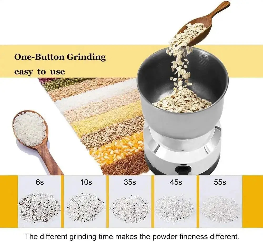Electric Four-Blade Coffee and Spice Grinder