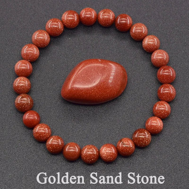 Natural Stone Bead Bracelet Collection
