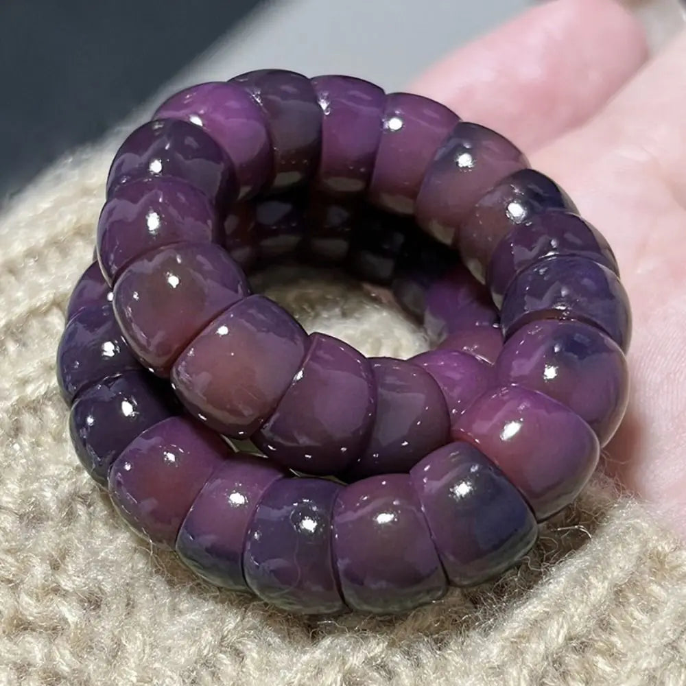 Bodhi Wood Beaded Stretch Bracelet
