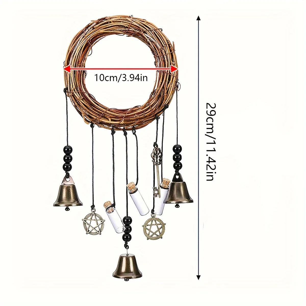 Vintage Bell Door Charm Decor