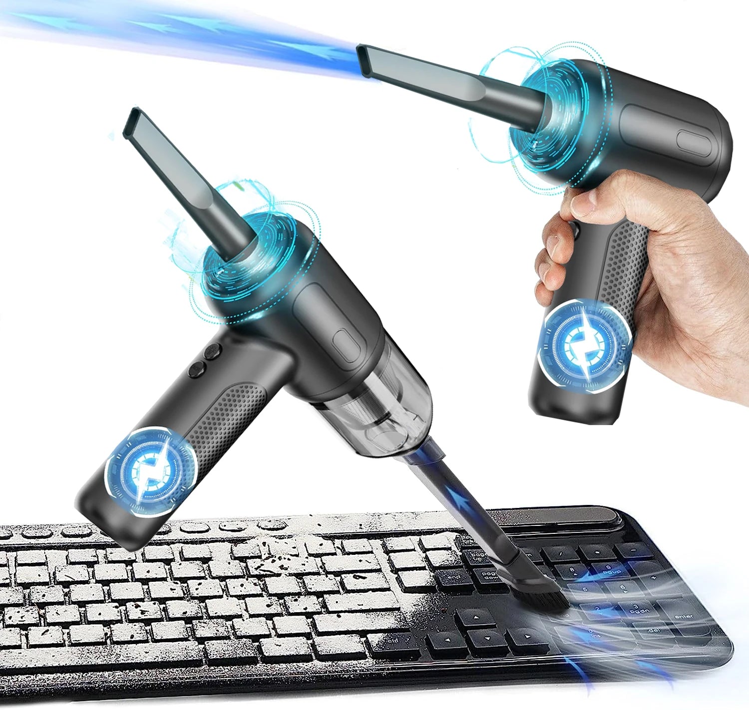 Mini Cordless Air Duster and Vacuum