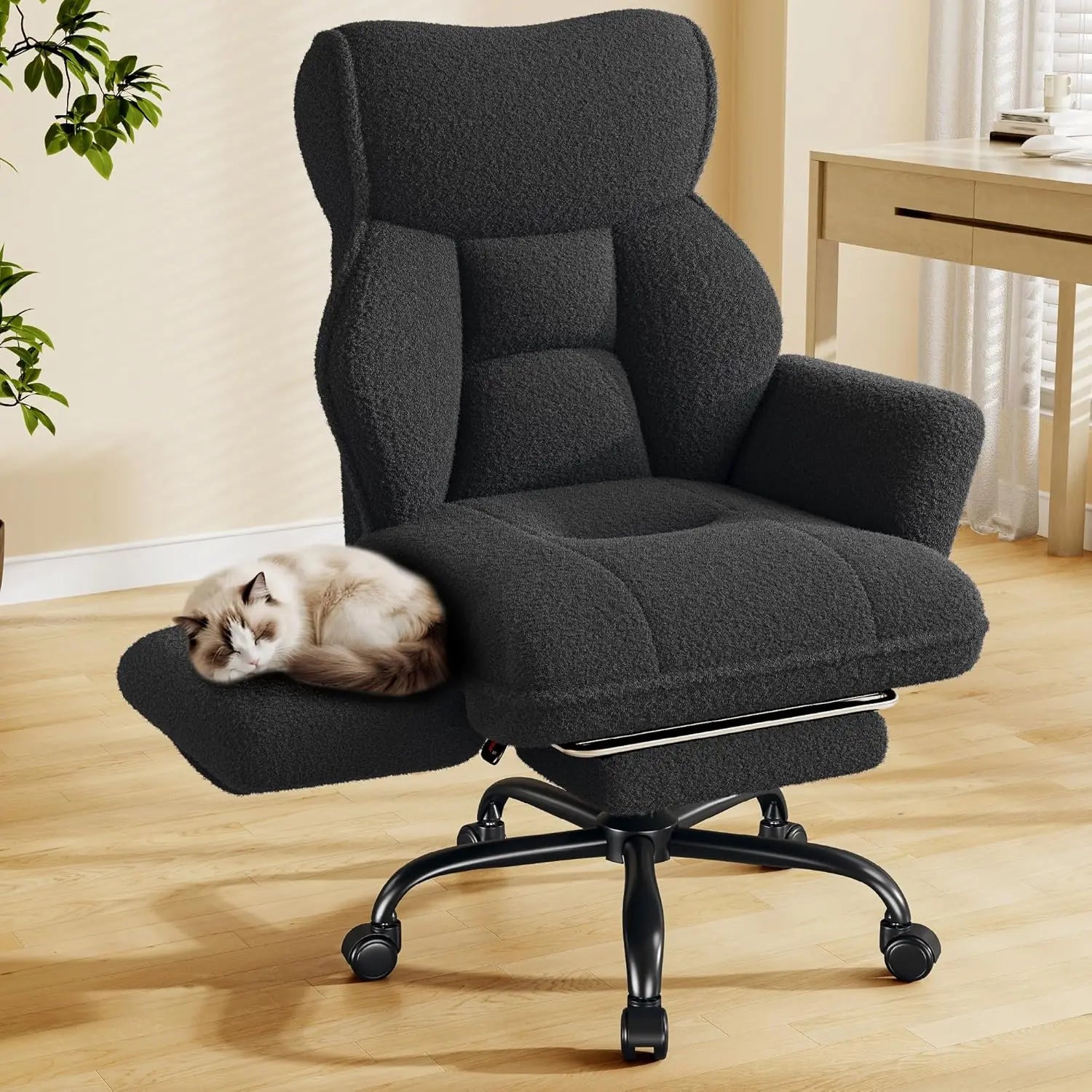 Big and Tall Ergonomic Office Chair with Footrest