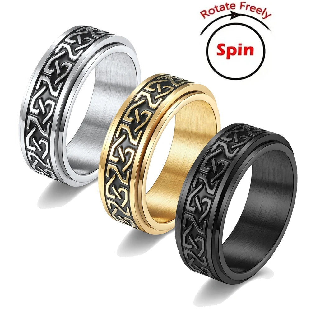 Celtic Knot Spinner Ring