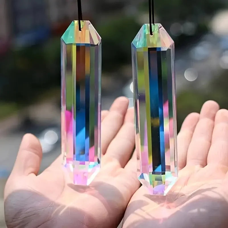 2-Piece Crystal Sun Catcher Window Prisms