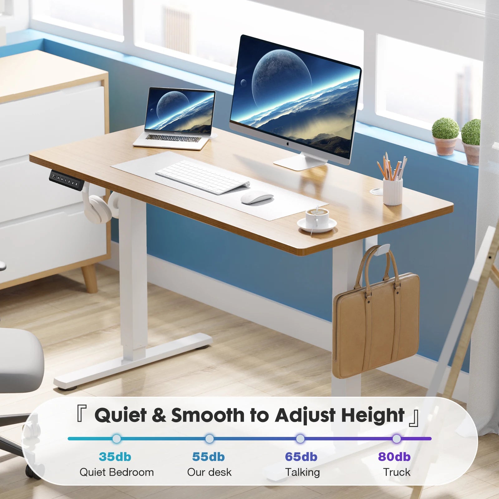 40 x 24 Inch Electric Standing Desk