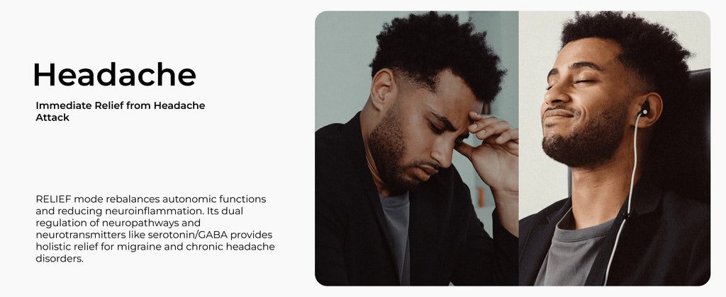 Vagus Nerve Stimulator for Better  Sleep, Calm, Meditation and Drug-free Intervention for Headache
