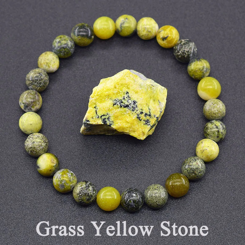 Natural Stone Bead Bracelet Collection