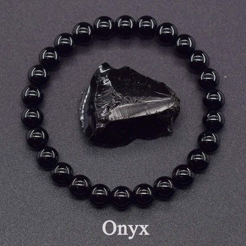 Natural Stone Bead Bracelet Collection