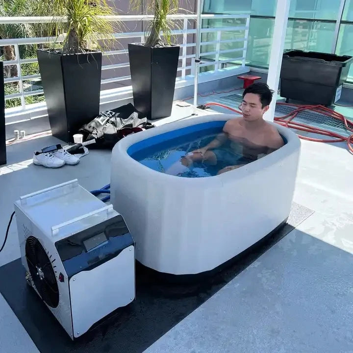 XL Inflatable Cold Plunge Tub with Cover