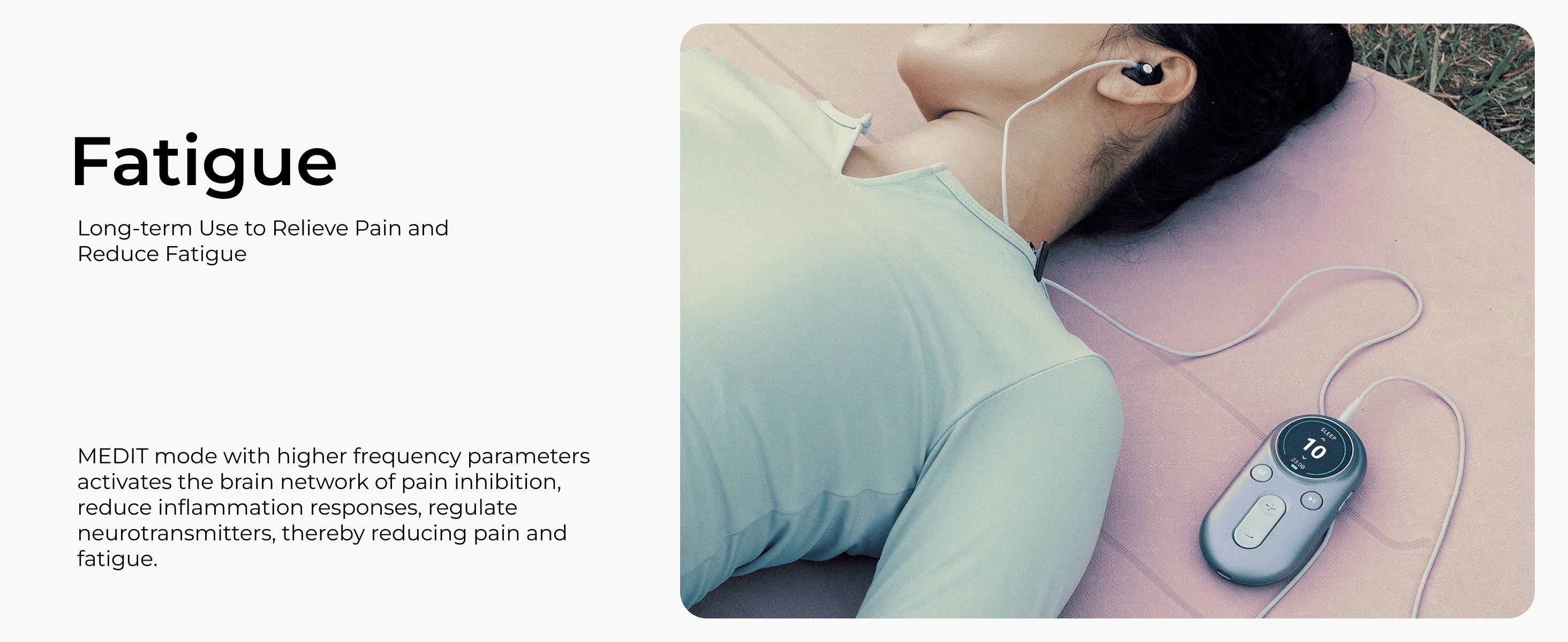 Vagus Nerve Stimulator for Better  Sleep, Calm, Meditation and Drug-free Intervention for Headache