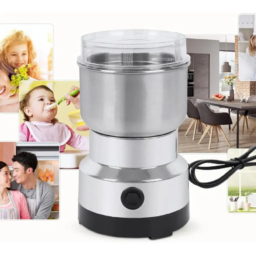 Electric Four-Blade Coffee and Spice Grinder