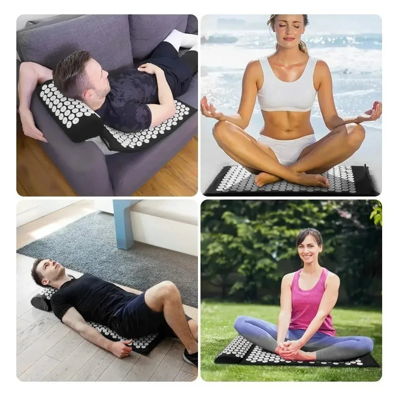 Acupressure Mat and Pillow Set