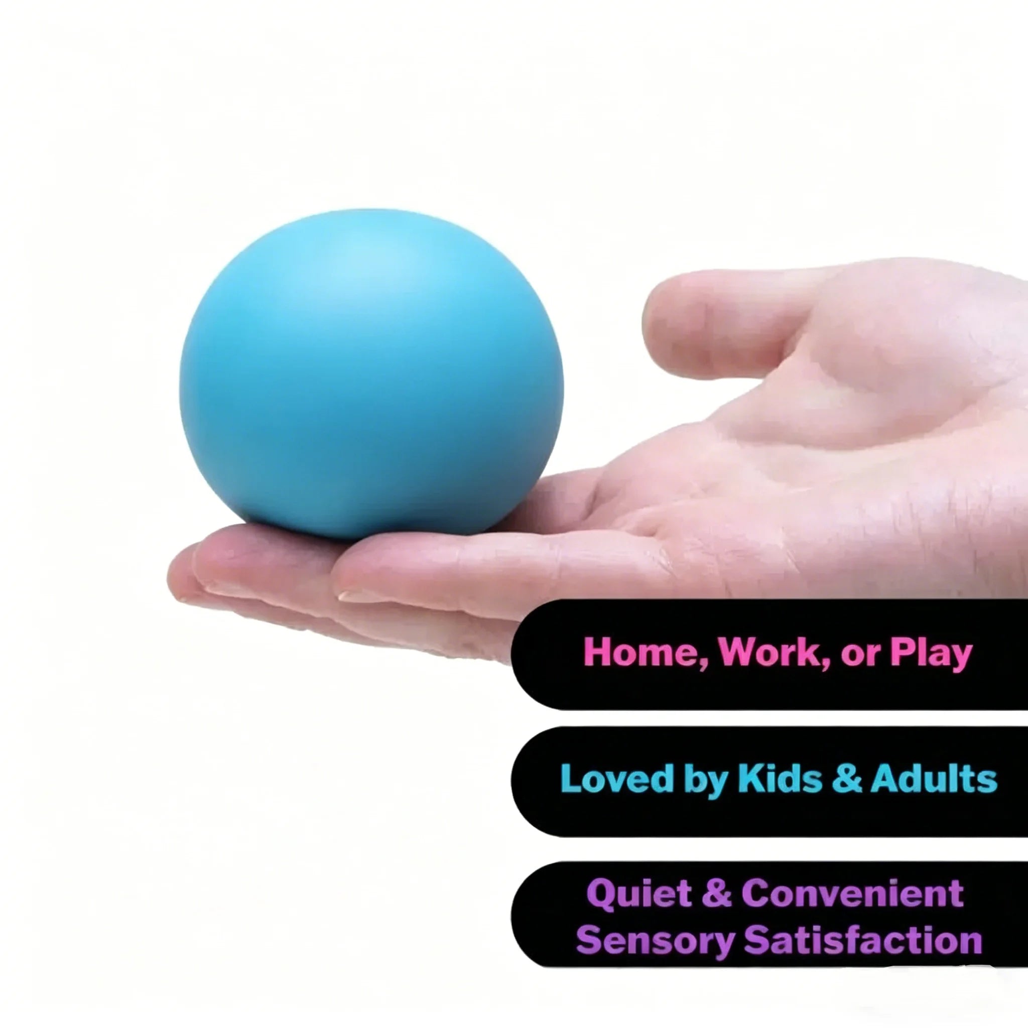 Color-Changing Schylling Stress Relief Balls: Fidget Toy for Anxiety Relief, 3 colors.