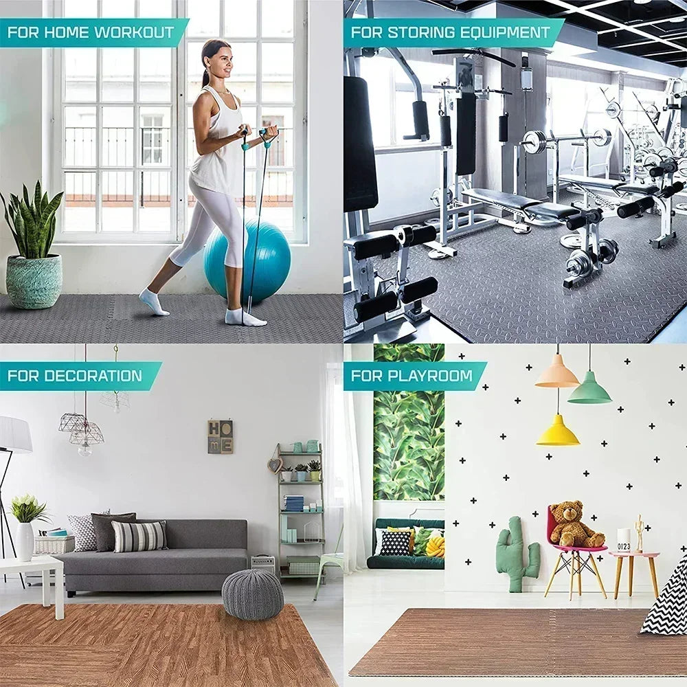 Interlocking EVA Foam Fitness Mat Tiles