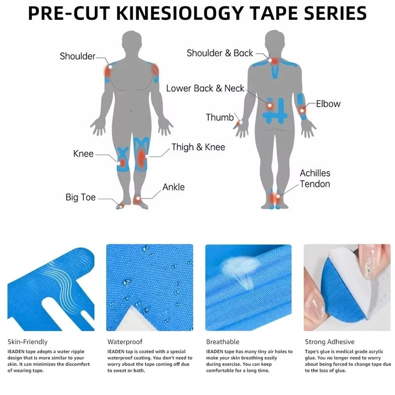 Knee Kinesiology Tape Strips