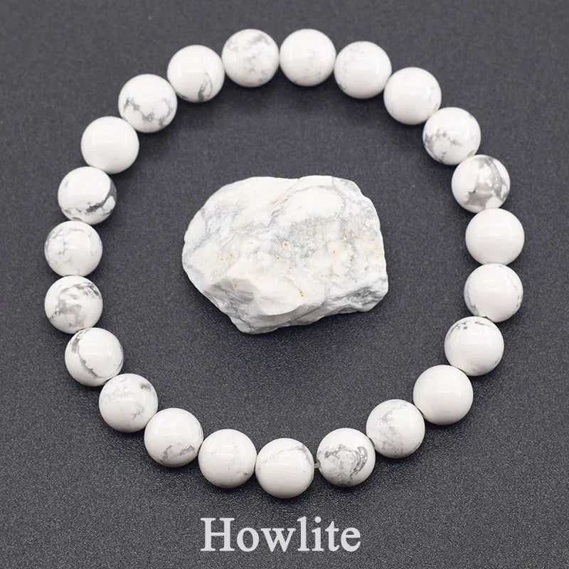 Natural Stone Bead Bracelet Collection