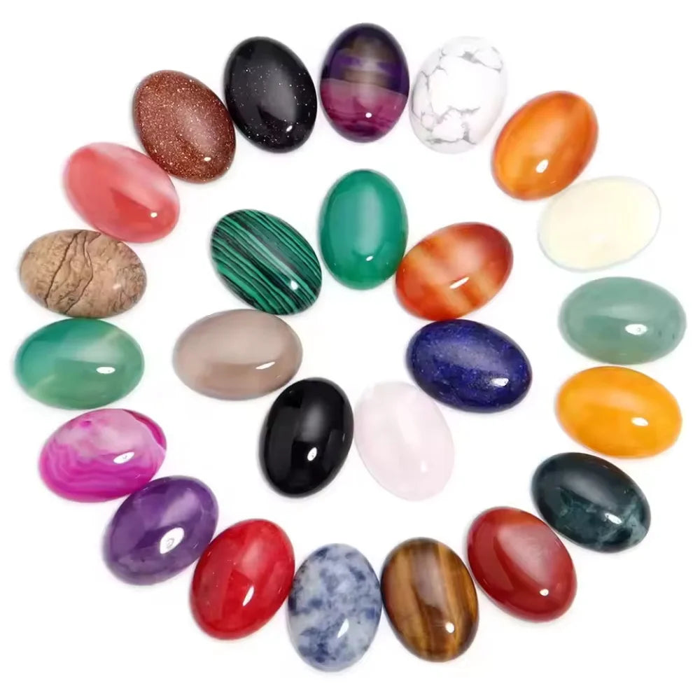 Natural Stone Oval Cabochons