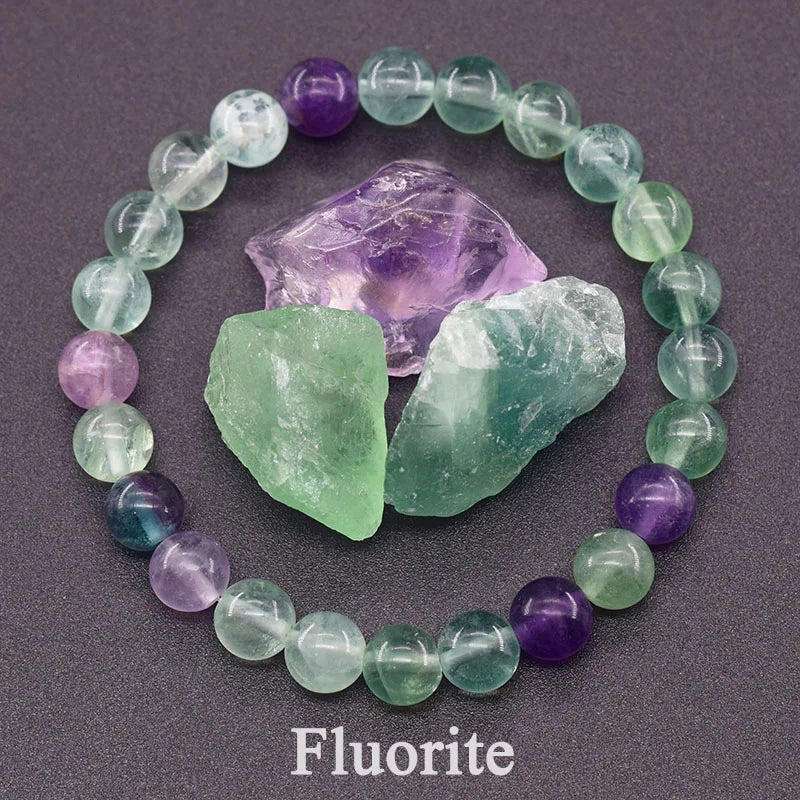 Natural Stone Bead Bracelet Collection