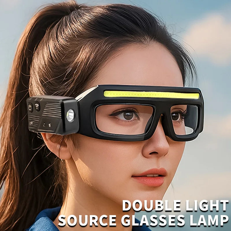 Rechargeable LED Headlamp Glasses