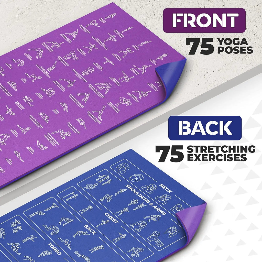Illustrated Non-Toxic Yoga Mat