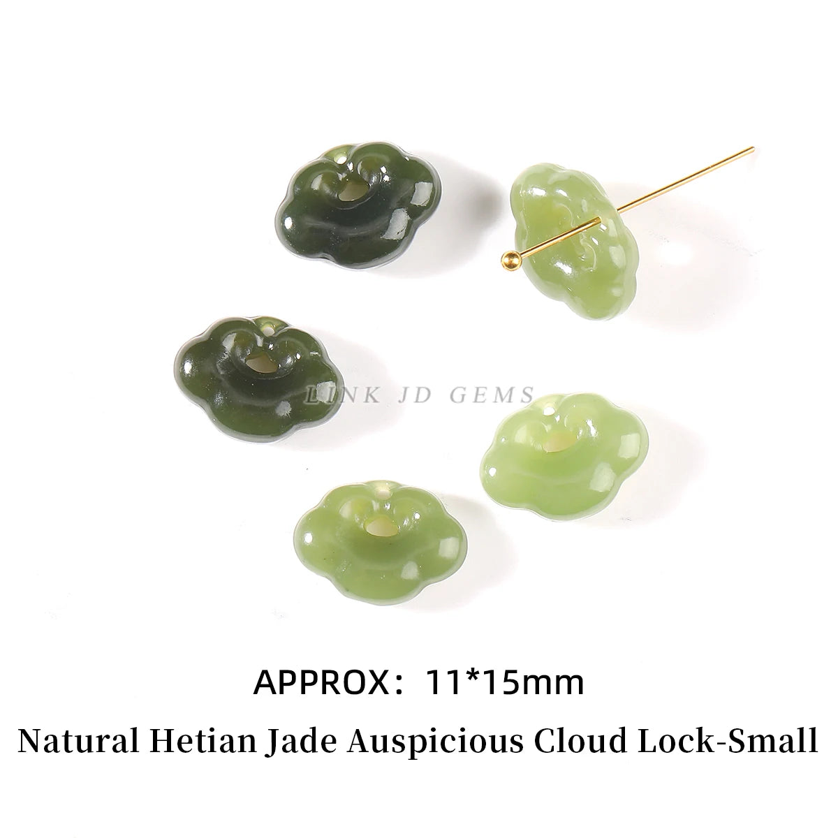 Natural Hetian Jade Pixiu Buddha Bead