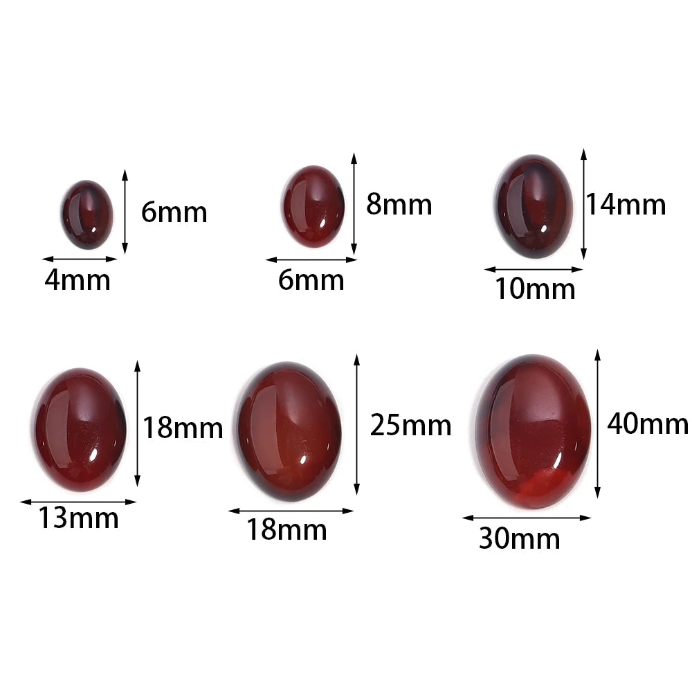 Natural Stone Oval Cabochons
