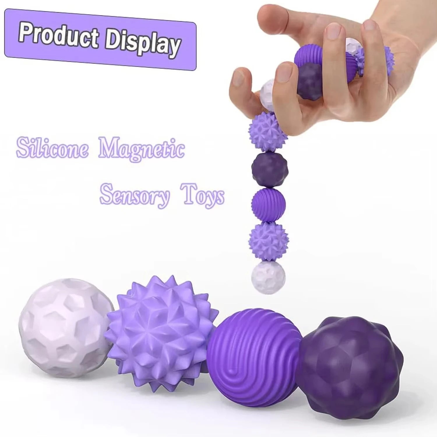 Magnetic EDC Fidget Toy for Stress Relief, Autism, and ADHD.
