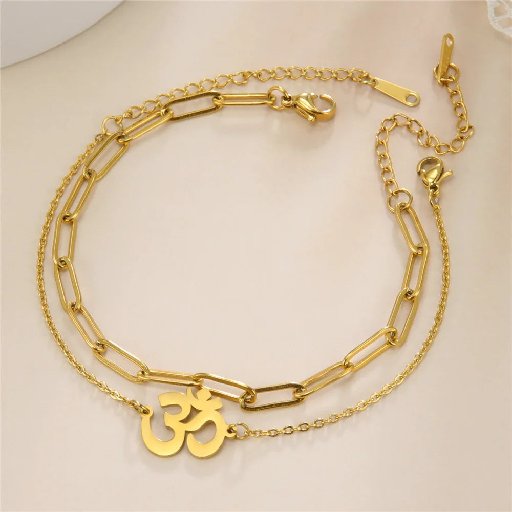 Stainless Steel OM Link Bracelet