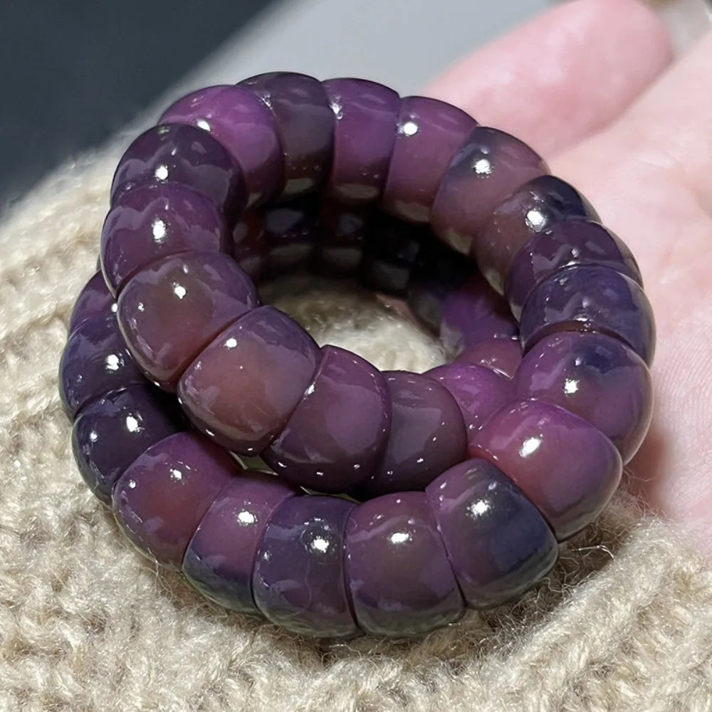 Bodhi Wood Beaded Stretch Bracelet