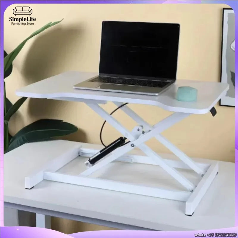 Compact Height-Adjustable Standing Desk Converter
