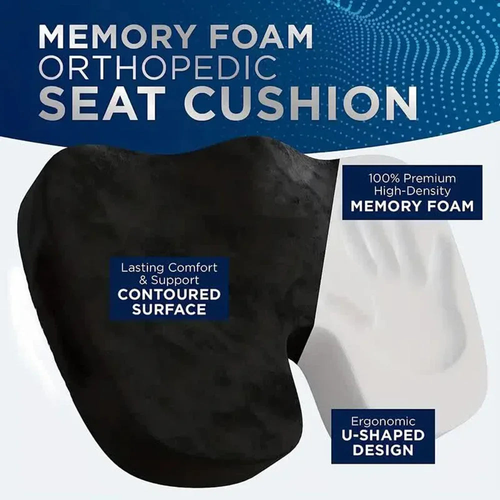 U-Shaped Memory Foam Seat Cushion